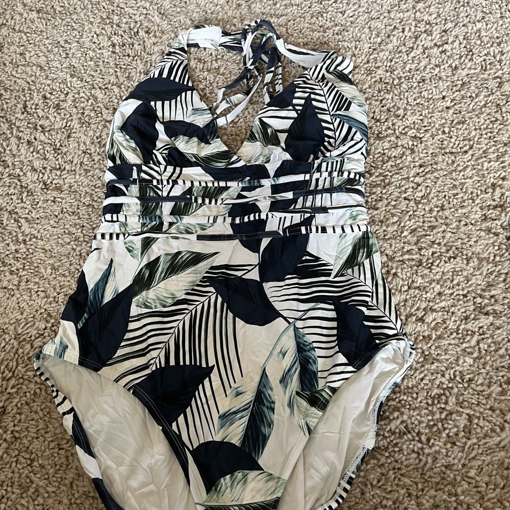 Size 16 LaBlanca one piece swimsuit with matching cover up